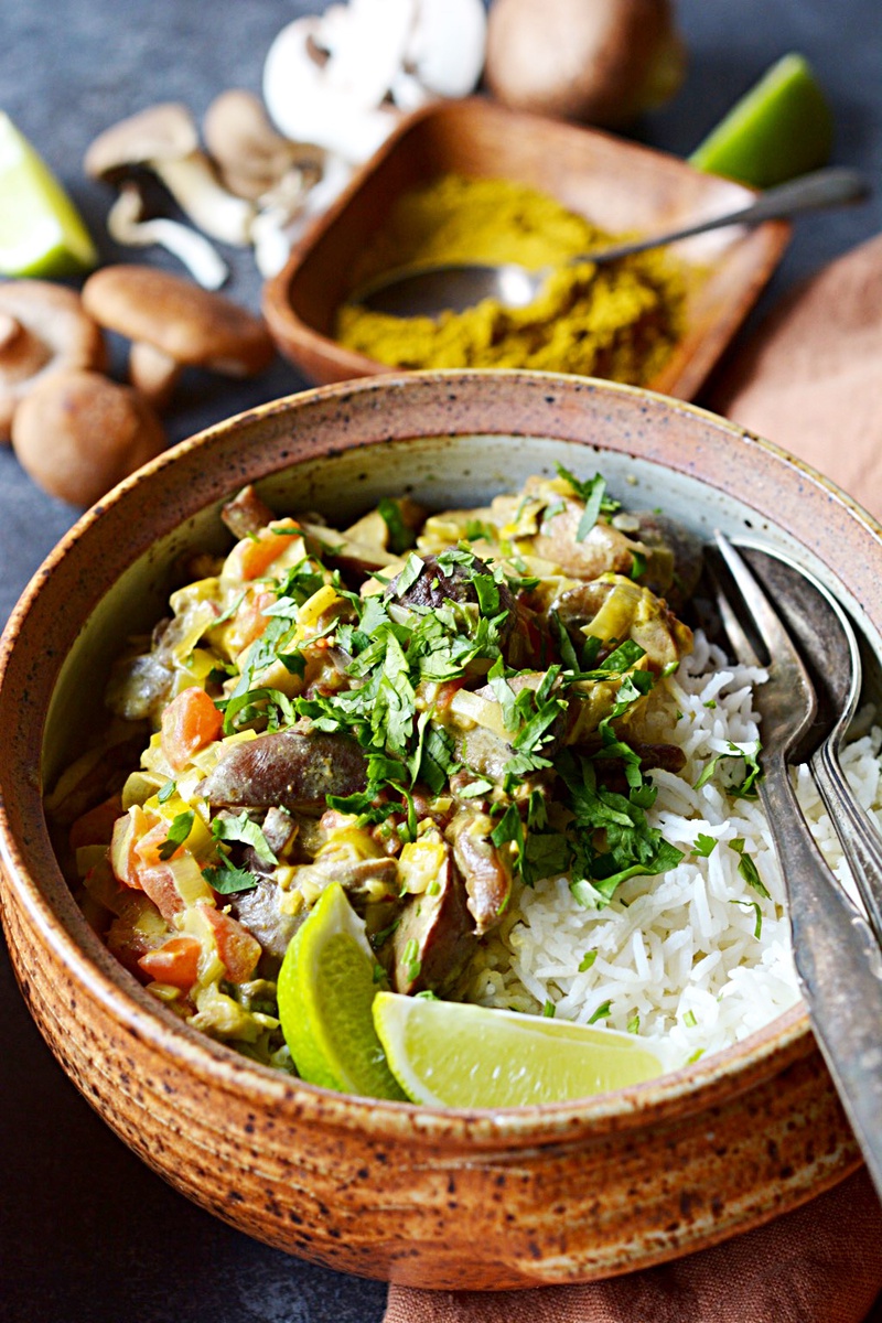 Roasted Mushroom Curry