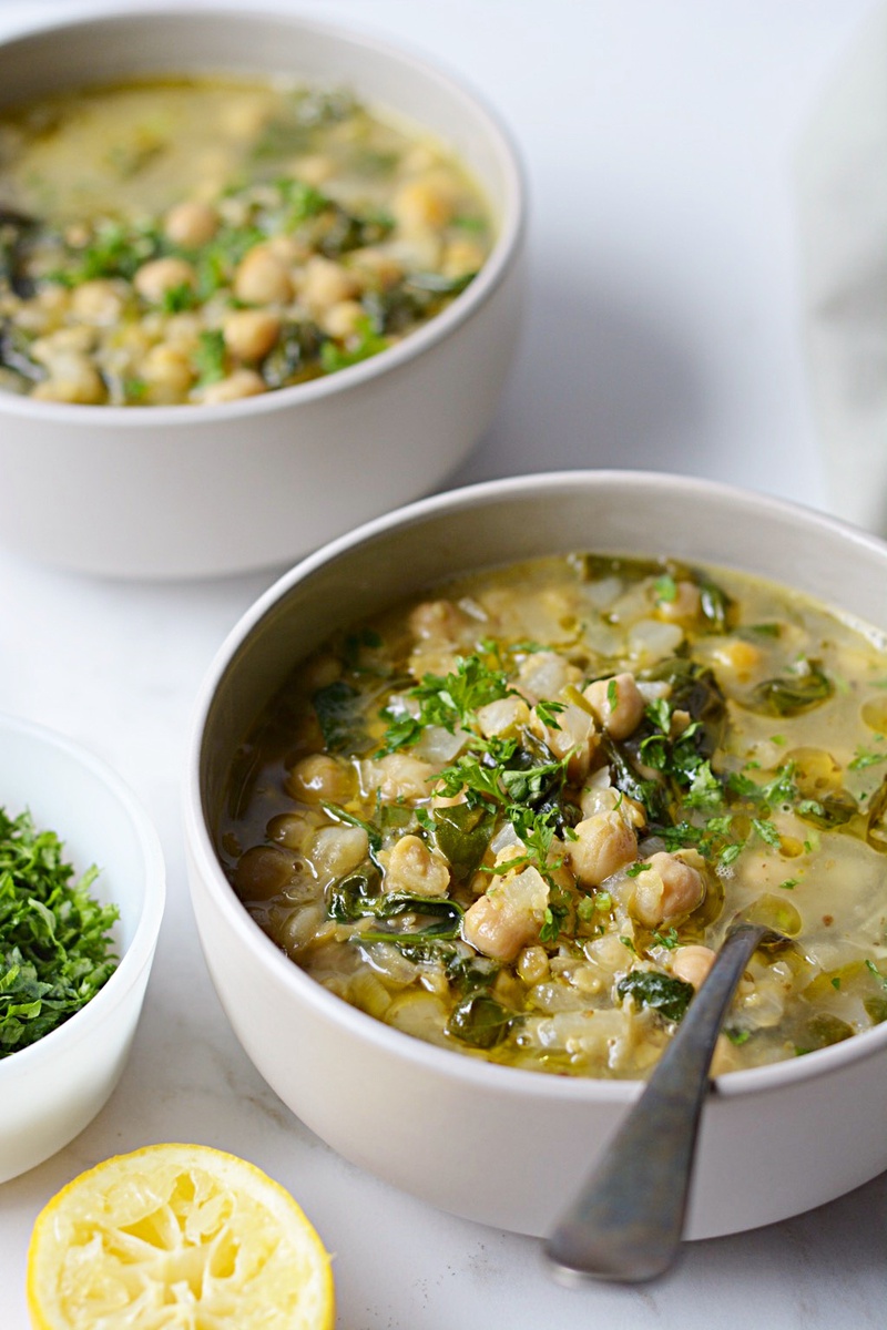 Lemon Chickpea Soup