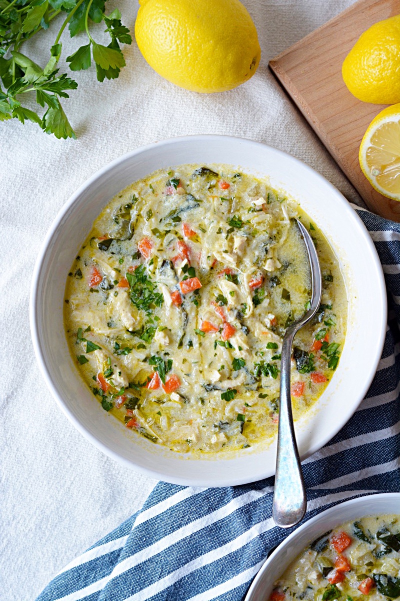 Greek Lemon Chicken Soup (Avgolemono)