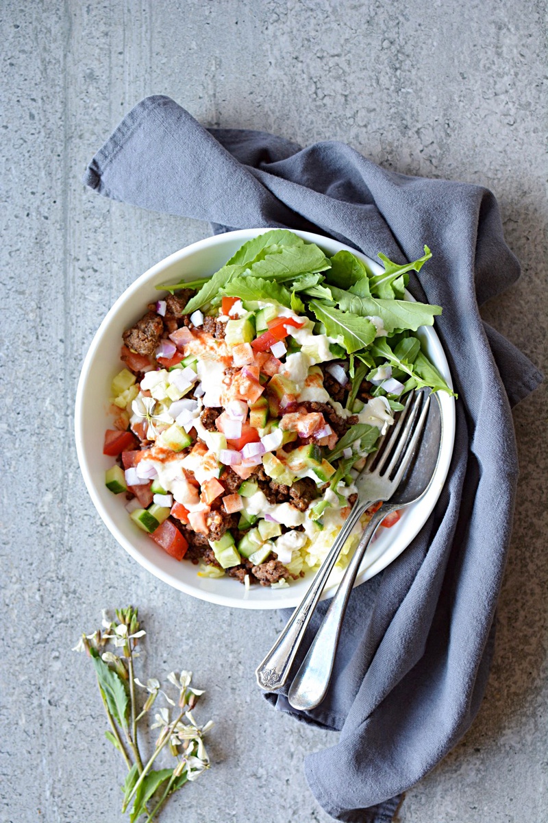 Lamb Kofta Rice Bowls with Lemon Tahini Sauce