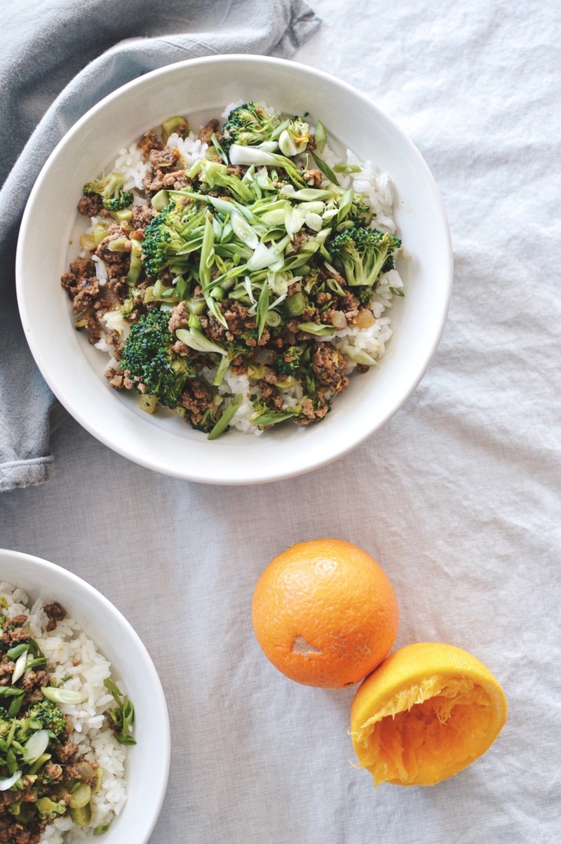 Orange Beef and Broccoli